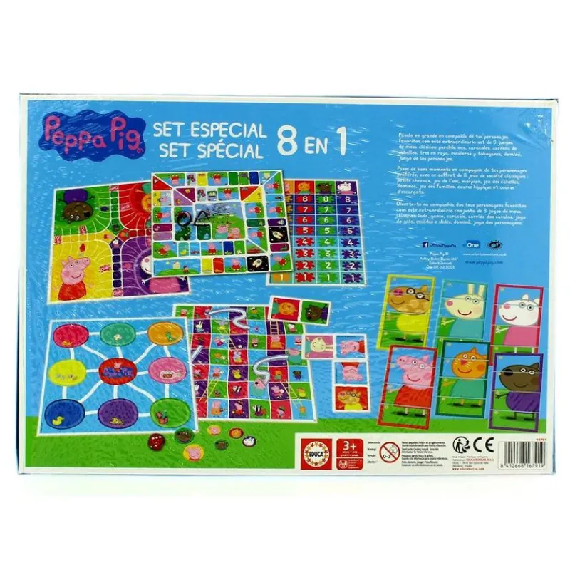 Peppa Pig Set Especial Juegos 8 en 1*EDUCA Online