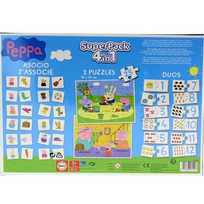 EDUCA Juegos Y Juguetes Educativos-Peppa Pig Superpack