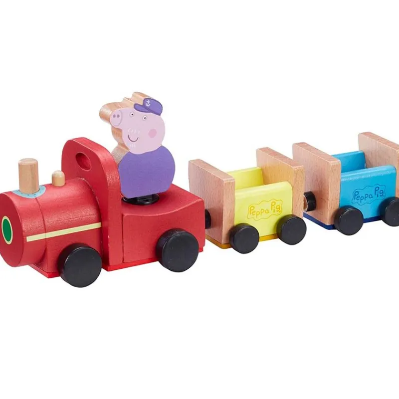 Peppa Pig Tren de Madera del Abuelo Pig*BANDAI