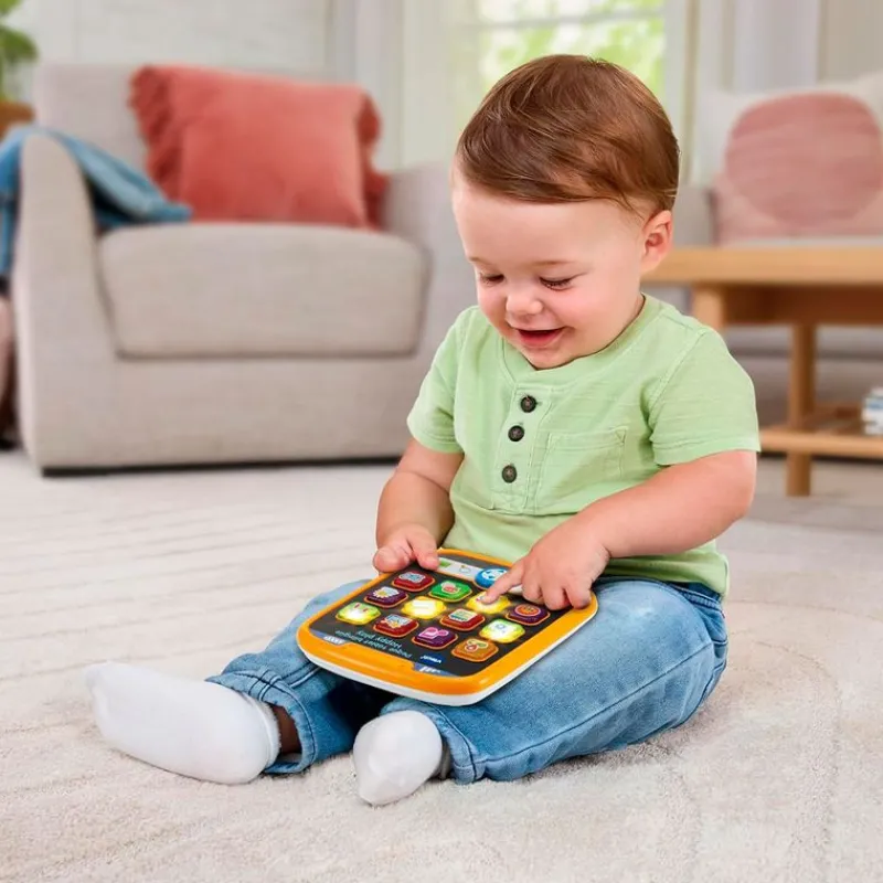 VTECH Primera Infancia Y Preescolar-Peque Tablet Bilingüe Happy Play