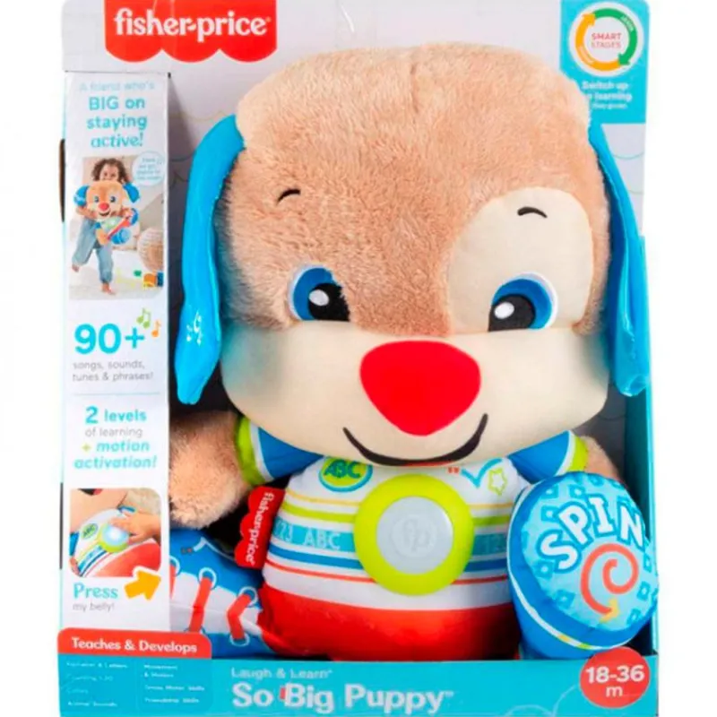 FISHER PRICE Primera Infancia Y Preescolar-Perrito Ríe y Aprende