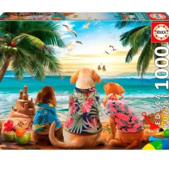Perros en la Playa Puzzle 1000 Piezas*EDUCA Discount