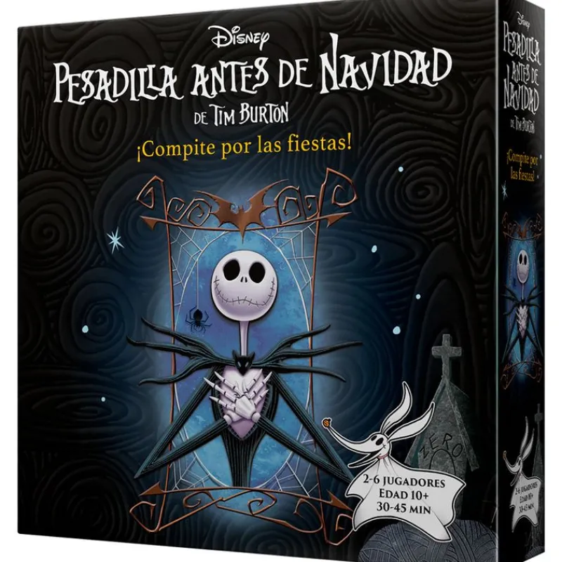 ASMODEE Halloween|Amigos Y Familia-Pesadilla Antes de Navidad Juego Mesa