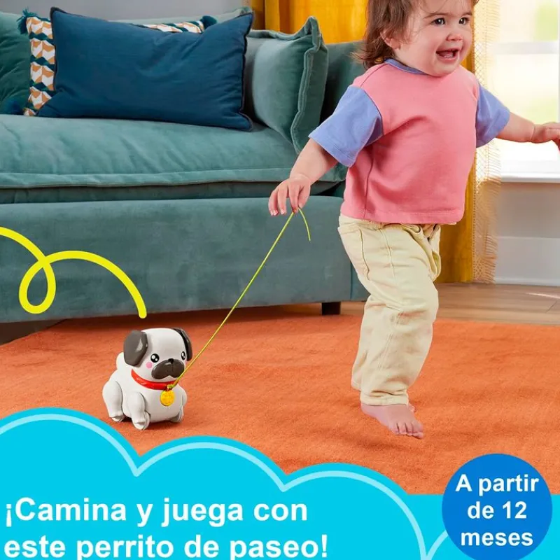 Pet Pals Pasea al Perrito Pug Juguete Arrastre*FISHER PRICE Online