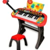 SELECCION DRIM Instrumentos Musicales-Piano Infantil con Funciones y Taburete