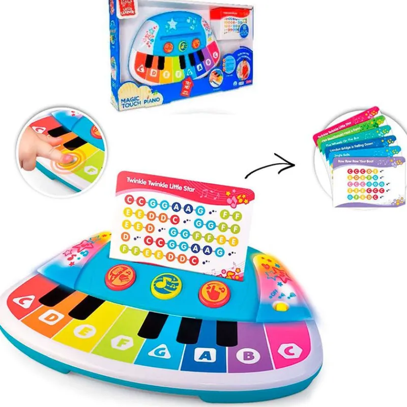 DRIM DISCOUNT Instrumentos Musicales-Piano Infantil con Partituras