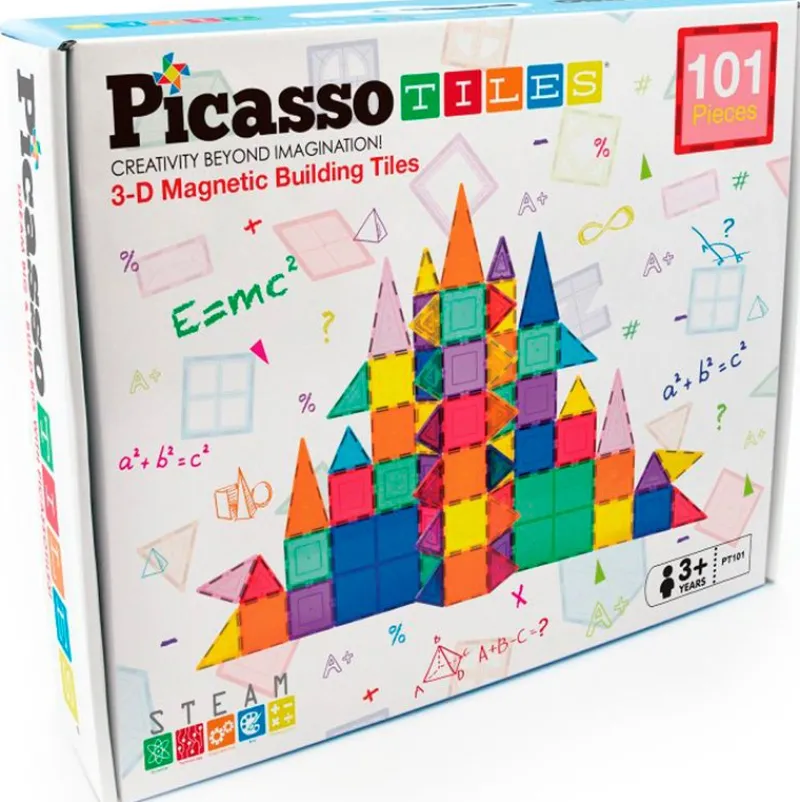CEFA Puzzles Y Construcciones-Picasso Tiles Bloques Magnéticos 101 Piezas