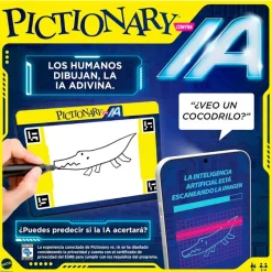 MATTEL Juegos De Mesa-Pictionary vs Inteligencia Artificial Juego Mesa
