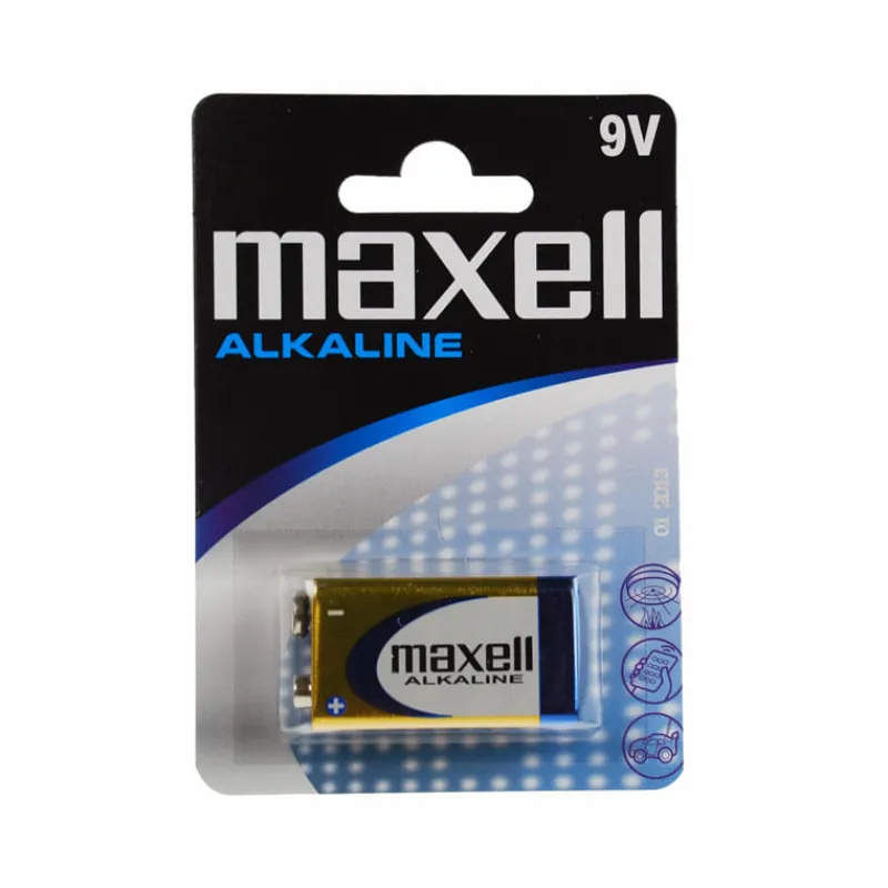 MAXELL Baterías, Pilas Y Papel De Regalo-Pila 1 Und 9V