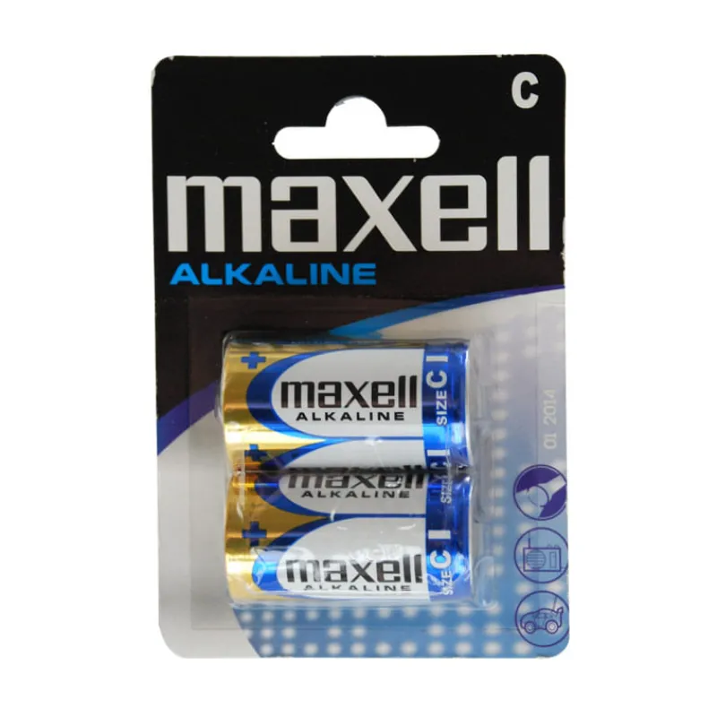 MAXELL Baterías, Pilas Y Papel De Regalo-Pilas 2 Uds C R14
