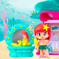 FAMOSA Muñecas-Pinypon Casa del Mar Sirenita