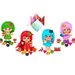 FAMOSA Muñecas-Pinypon Mini Muñeca Hermanas Fortuna Surtida