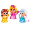 FAMOSA Muñecas-Pinypon Pack 3 Princesas