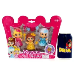FAMOSA Muñecas-Pinypon Pack 3 Princesas