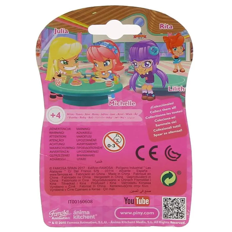 FAMOSA Muñecas-Pinypon Piny Figura Individual Julia
