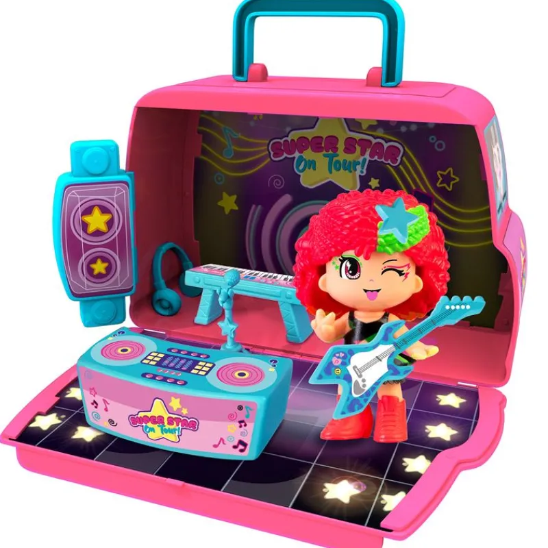 FAMOSA Muñecas-Pinypon Playset Super Star on Tour