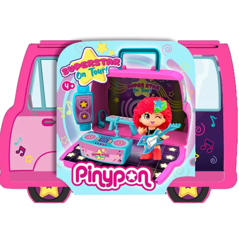 FAMOSA Muñecas-Pinypon Playset Super Star on Tour