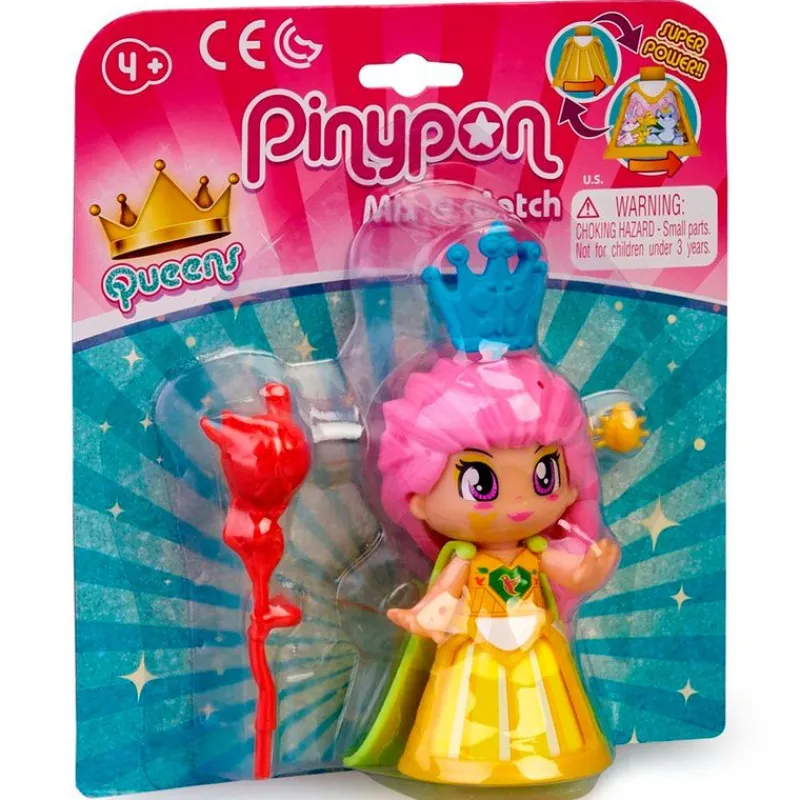 FAMOSA Muñecas-Pinypon Queens Figura Reina Individual Surtida