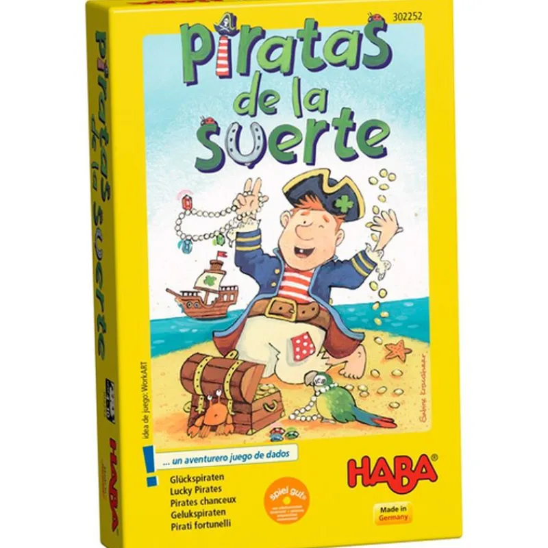 HABA Juegos Y Juguetes Educativos|Amigos Y Familia-Piratas de la Suerte