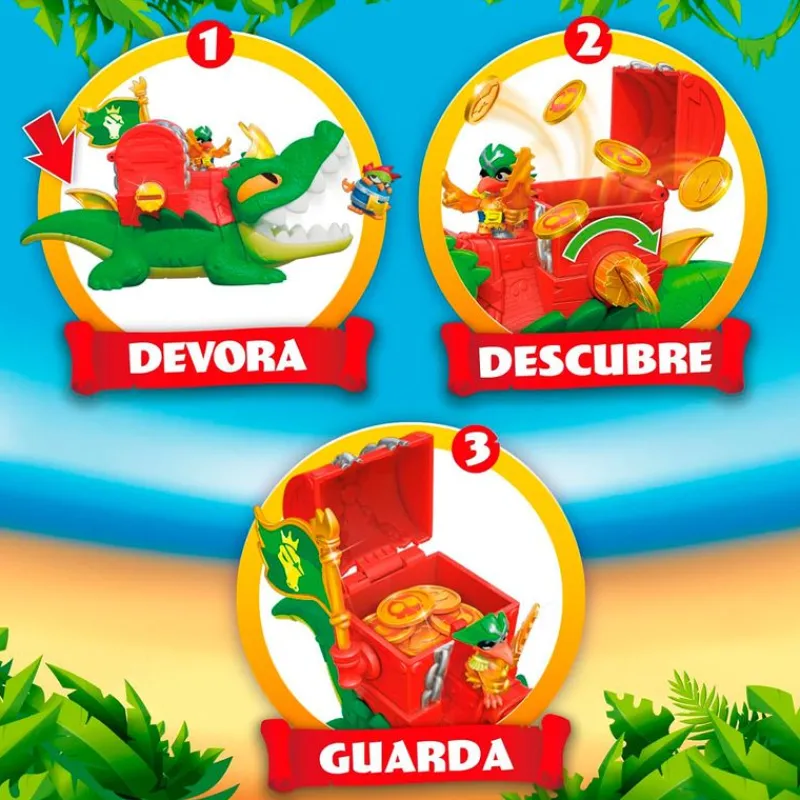 Piratix King Croc Cocodrilo Articulado*MAGIC BOX Online