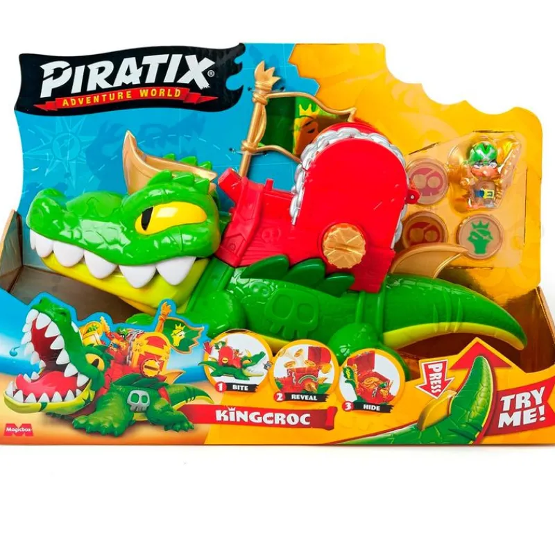 Piratix King Croc Cocodrilo Articulado*MAGIC BOX Online