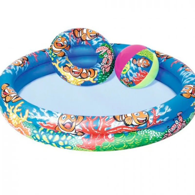 BESTWAY Aire Libre-Piscina con Accesorios Infantil 122x20 Surtida