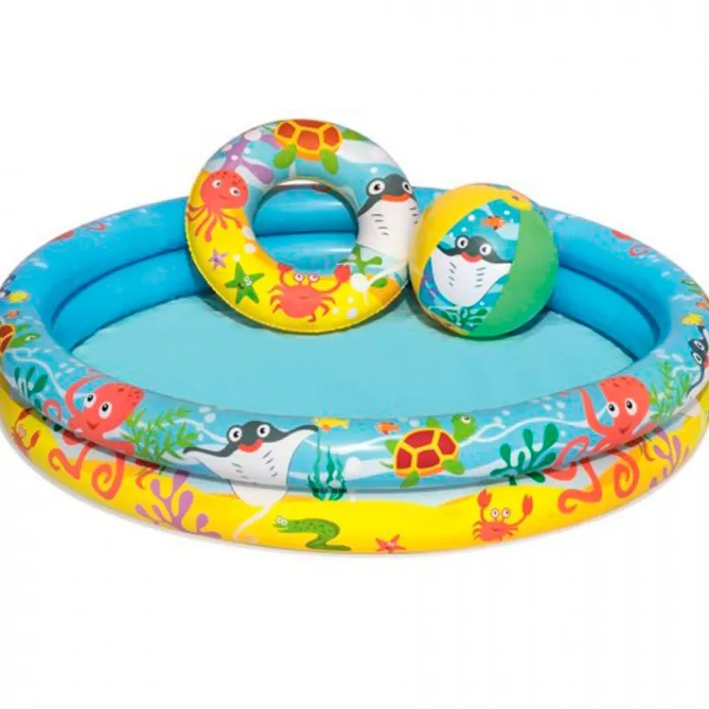 BESTWAY Aire Libre-Piscina con Accesorios Infantil 122x20 Surtida