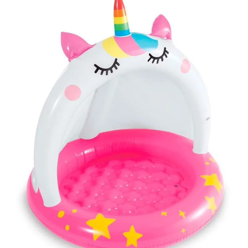 INTEX Aire Libre-Piscina Gato Unicornio 102 cm