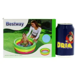 DRIM DISCOUNT Aire Libre-Piscina Hinchable 3 Anillos