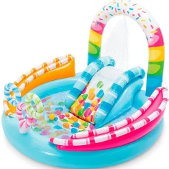INTEX Aire Libre-Piscina Hinchable Infantil Golosina con Tobogán
