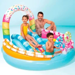 INTEX Aire Libre-Piscina Hinchable Infantil Golosina con Tobogán