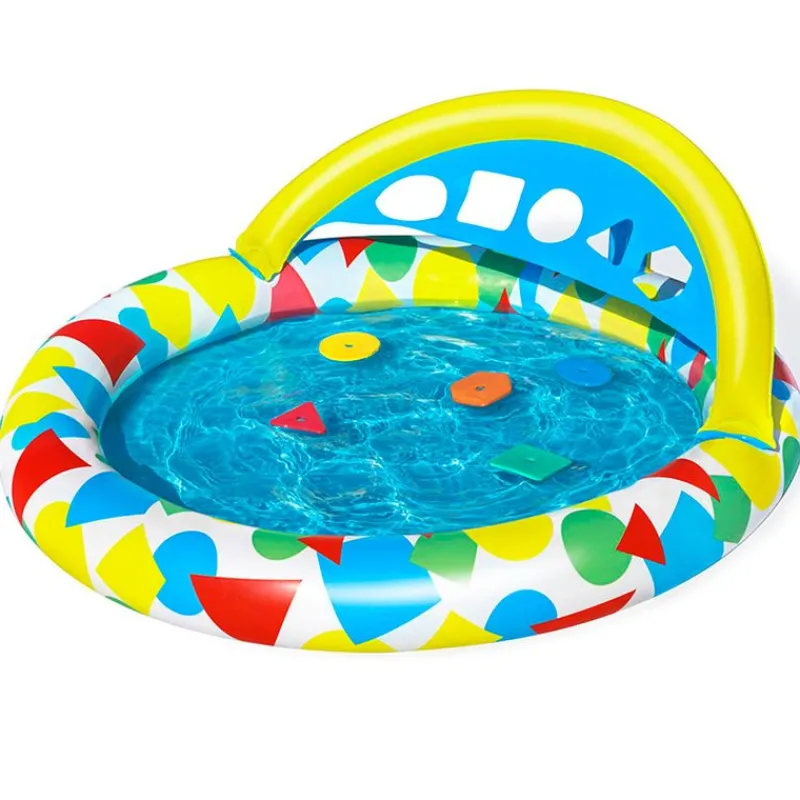 BESTWAY Aire Libre-Piscina infantil Splash & Learn con Parasol