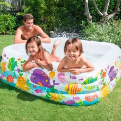 Piscina Infantil Transparente Acuario*INTEX New
