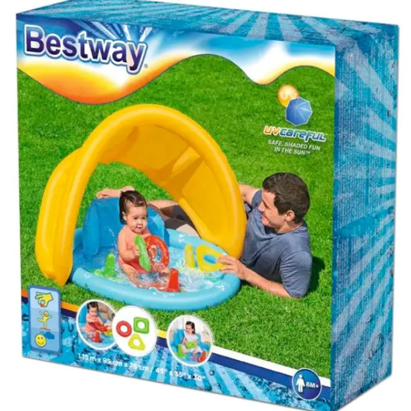 BESTWAY Aire Libre-Piscina SeaShapes Infantil
