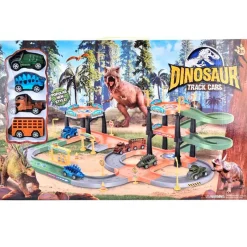 DRIM DISCOUNT Vehículos, Trenes Y Parkings-Pista Dinosaurios con Coches