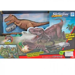 SELECCION DRIM Vehículos, Trenes Y Parkings-Pista Lanzadera Dinosaurio T-Rex