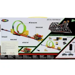 DRIM DISCOUNT Vehículos, Trenes Y Parkings-Pista Loopings con Luz