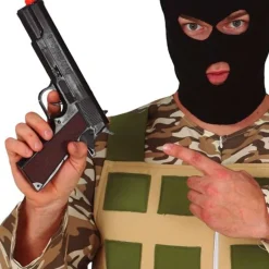 Pistola Negra 29 cm*FIESTAS GUIRCA