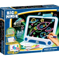 SELECCION DRIM Escolar-Pizarra de Dibujo Neon LED