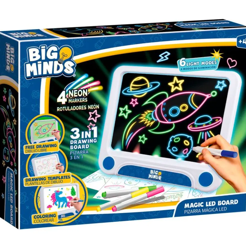 SELECCION DRIM Escolar-Pizarra de Dibujo Neon LED