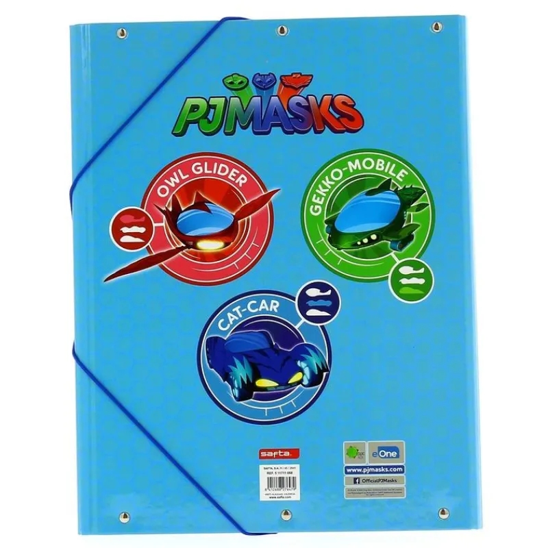 SAFTA Escolar-PJ Masks Carpeta Folio 3 Solapas