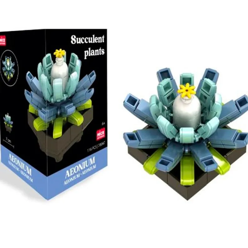 NICE Puzzles Y Construcciones-Planta Exótica Construcción Surtida