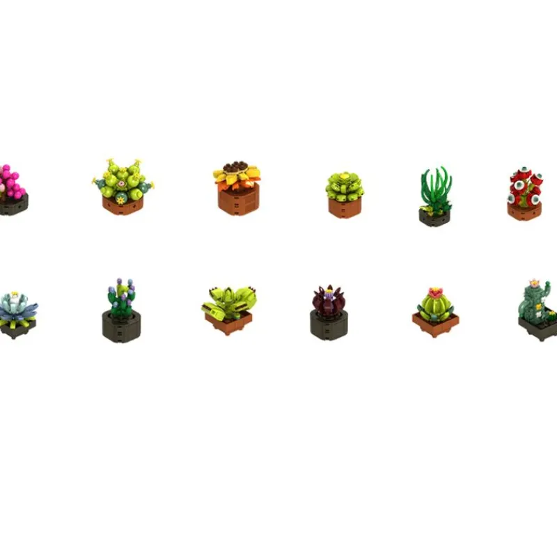 NICE Puzzles Y Construcciones-Planta Exótica Construcción Surtida