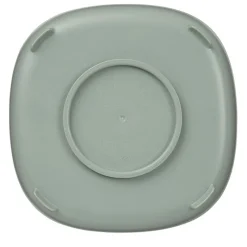 B.BOX Vajillas Infantiles-Plato de silicona 2 en 1 con compartimentos extraíbles Menta