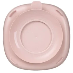 B.BOX Vajillas Infantiles-Plato de silicona 2 en 1 con compartimentos extraíbles Rosa