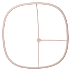 B.BOX Vajillas Infantiles-Plato de silicona 2 en 1 con compartimentos extraíbles Rosa