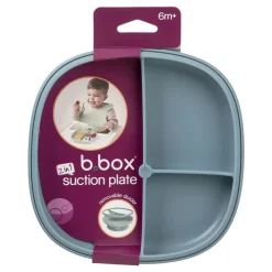 Plato de silicona 2 en 1 con compartimentos extraíbles Azul*B.BOX Hot