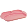 MARCUS&MARCUS Vajillas Infantiles-Plato silicona con compartimentos Pink