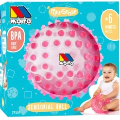 MOLTO Primera Infancia Y Preescolar-Play & Sense Pelota Sensorial Rosa