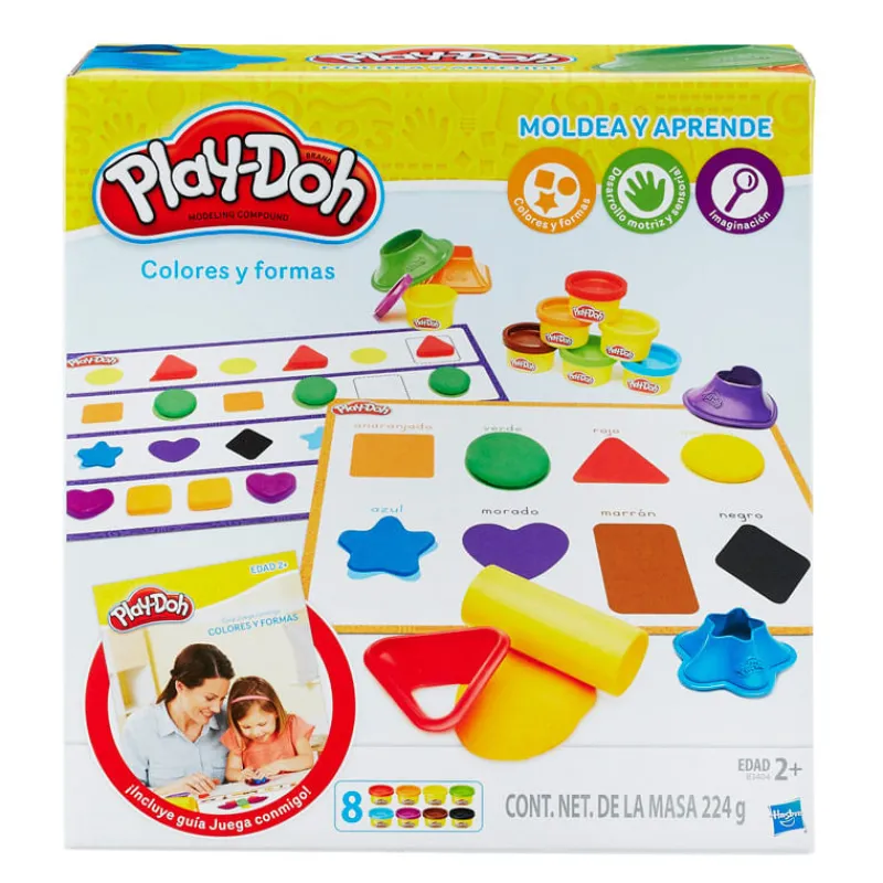 PLAY-DOH Juegos Y Juguetes Educativos|Manualidades-Aprendo Colores y Formas